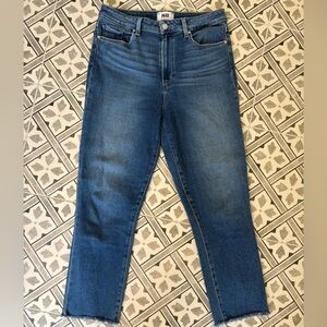 PAIGE Sarah Slim Crop - EUC - Size 30 - Smoke-Free home